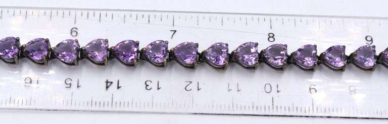 Group lot of 9 Vintage 925 sterling silver bracelets