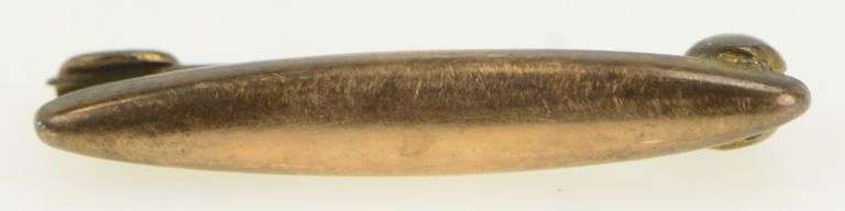 10K Yellow Gold Victorian Simple Classic Vintage Bar Pin/Brooch