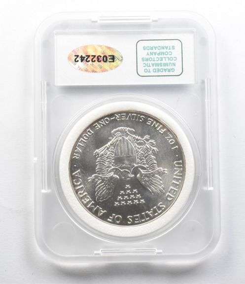 MS70 1986 American Silver Eagle NCC