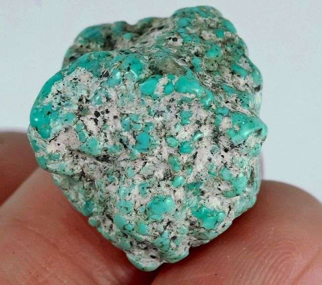 30.70ct uncut natural teal Turquoise