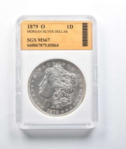 MS67 1879-O Morgan Silver Dollar SGS