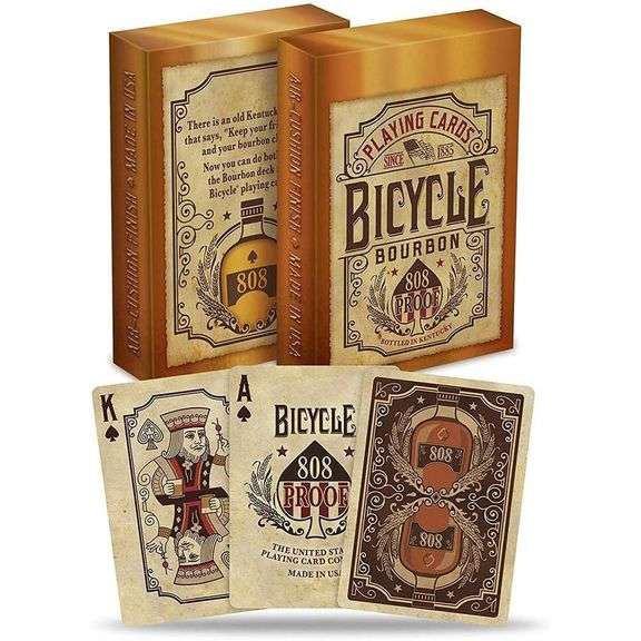 Vintage Bourbon Delights Playing Cards