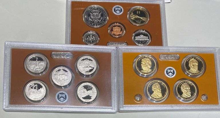 2000 2001 2005 2011 US Proof Sets