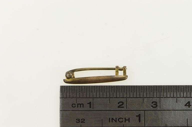 10K Yellow Gold Victorian Simple Classic Vintage Bar Pin/Brooch