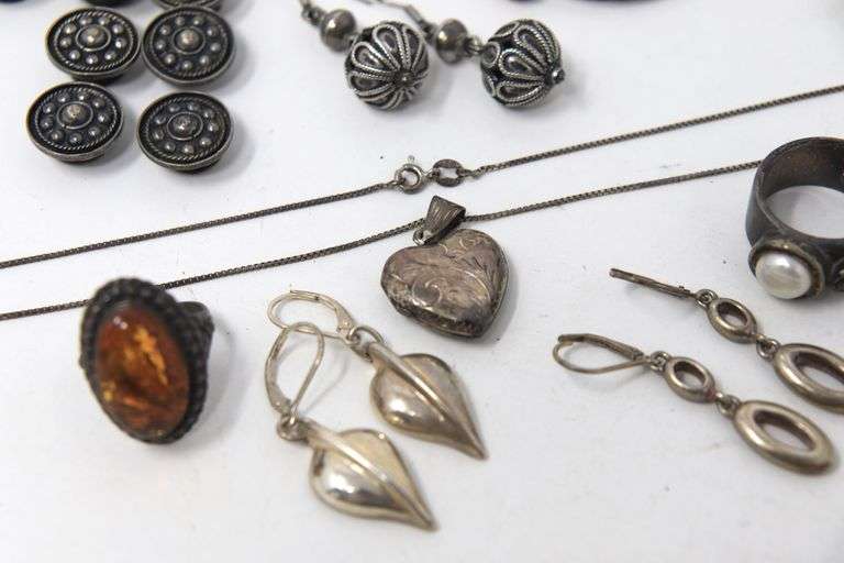 Vintage Sterling Silver Lot of Jewelry