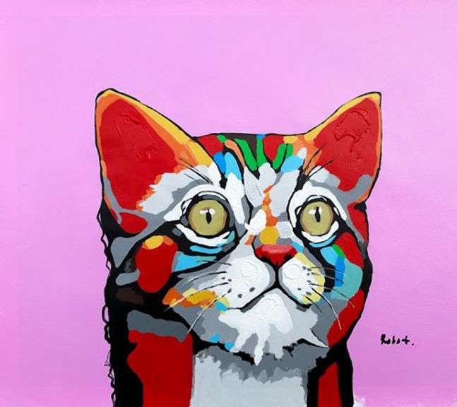 ONE OF A KIND OIL PAINTING ON CANVAS