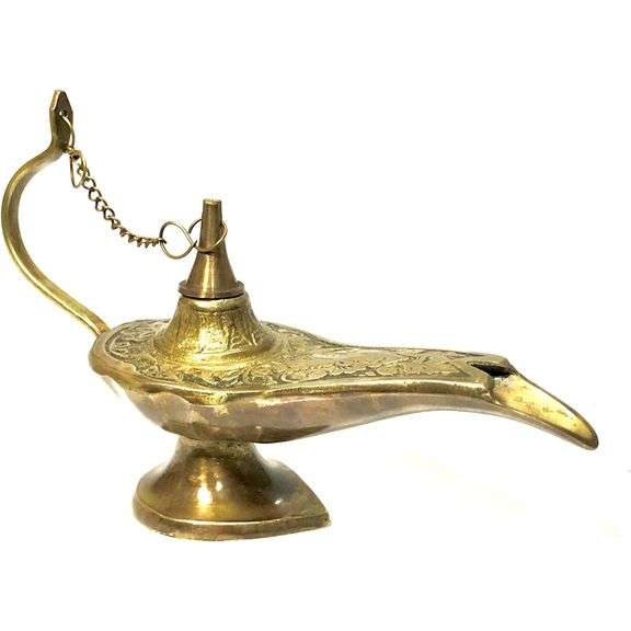 Aladdin's Brass Genie Lamp