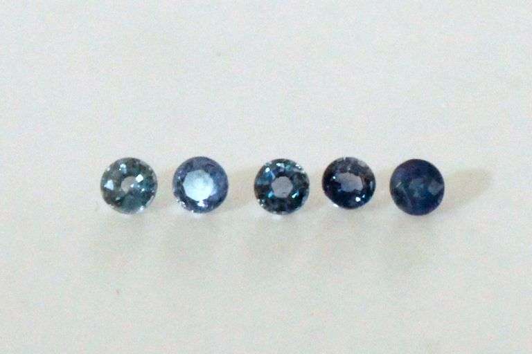 Shades of Blue Sapphire - Lot of 5