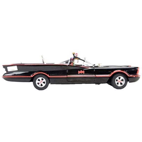 BATMOBILE! Adam West, Burt Ward Signed Elite1:18 Scale Die-Cast Batmobile w Figures