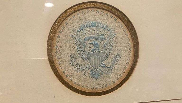 Eisenhower 1952 St Louis Creek Byers Pear Ranch Official White House Christmas Card