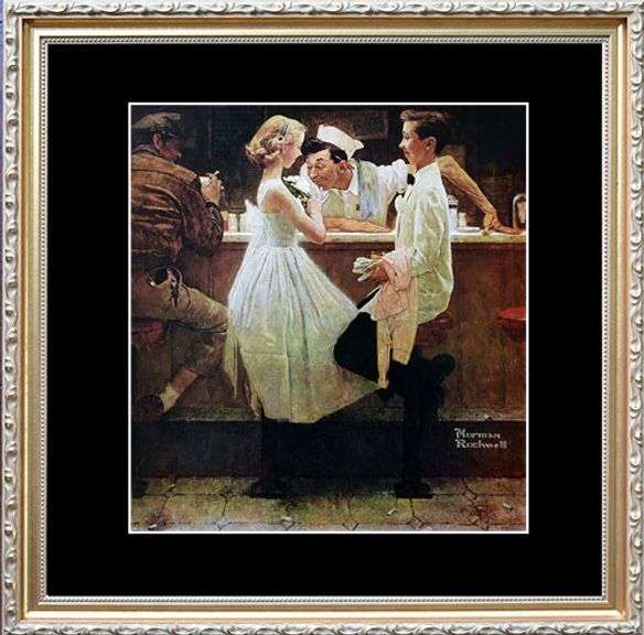 Collectible Vintage Norman Rockwell, After The Prom