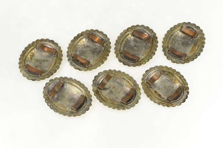 Sterling Silver Southwestern Stamped Oval Belt Loop