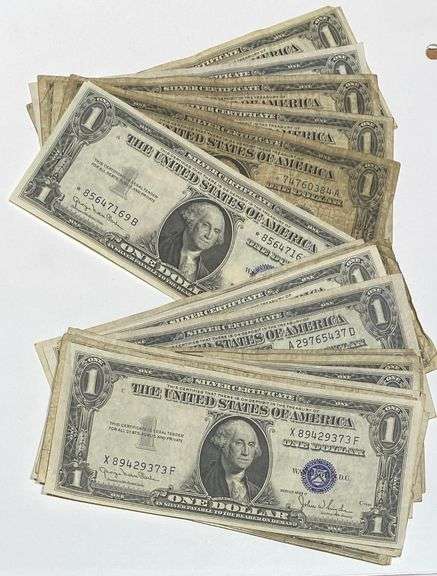 30 $1 Various 1935 Series Silver Certificates