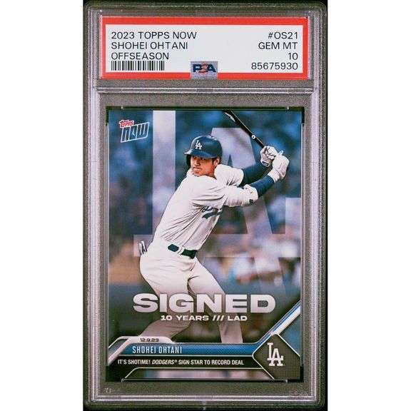 Shohei Ohtani Baseball Card 10 Gem Mint