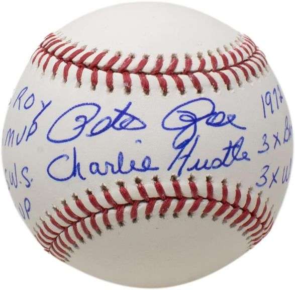 Pete Rose MLB Signed Baseball