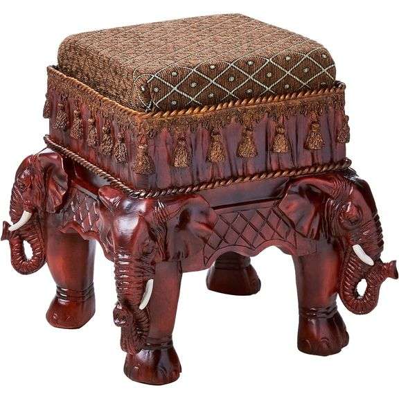 The Maharajah's Elephant Throne Footstool