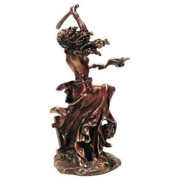Bronze African Goddess of Storms