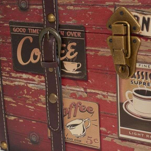 Vintage Treasure Chest Storage Trunk