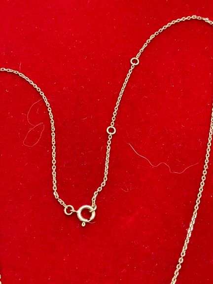 BRAND NEW 14K ROSE GOLD DIAMOND STATION NECKLACE