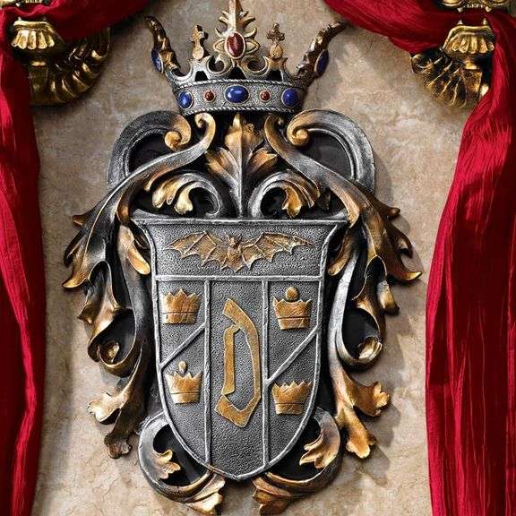 Count Dracula's Coat of Arms Wall Plaque