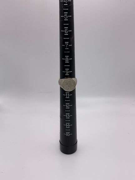 4.9g 10k YG Diamond Ring Size 9