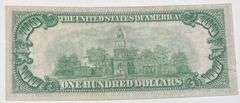 $100 Very Near Unc 1928 Gold Redeemable FRN