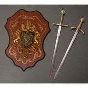 Forgemith Heritage Medieval Hanging Swords Crest