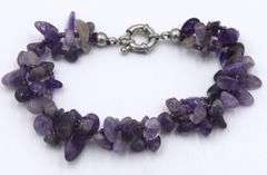 Amethyst necklace with matching bracelet