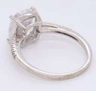 Lot of 2 Cubic Zirconia Engagement Rings