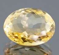 Glistening 8.69ct oval cut golden Citrine
