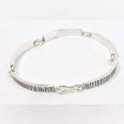 Sturdy 925 Wood Bracelet