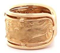 Carrera y Carrera Ecuestre Horse Open Band Ring in 18K