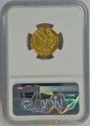 Great Byzantine Gold Solidus of Emperor Phocas, 602-610 AD. NGC Choice XF