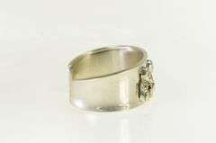 Sterling Silver Southwestern Kachina Doll Ornate Cuff Bracelet