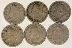 6 Racketeer 1883 V Nickels