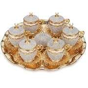 Luxurious Gelincik Ottoman Coffee Serving Set