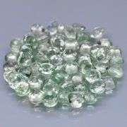 Fantastic 5.09ct diamond cut GREEN Sapphire set