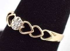Loving 10K Yellow Gold Diamond Ring