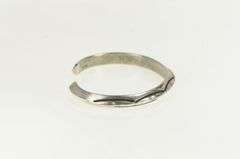 Sterling Silver Douglas Etsitty Navajo Stamped Cuff Bracelet