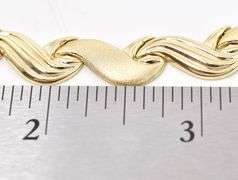 Interesting 14K Yellow Gold Fancy Link Necklace
