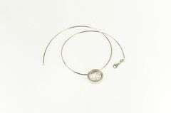 18K White Gold 1.25 Ctw Movado Diamond Capsule Chain Necklace