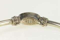 Sterling Silver Turquoise Ornate Southwestern Bangle Bracelet