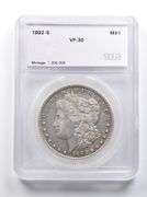 VF30 1892-S Morgan Silver Dollar SEGS