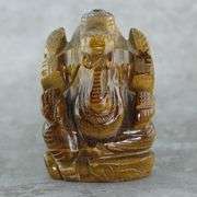 Detailed 477.50ct Tiger Eye carving