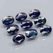 Heated Only! 4.61ct midnight blue Sapphire set