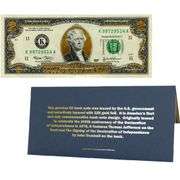 Special Edition 22k Gold Layered Uncirculated Two Dollar Bill