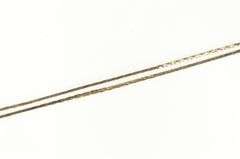 Gold Filled 0.9mm Square Chain Link Vintage Necklace