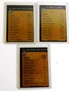 3 Topps 1973 The All-Time Baseball Cards