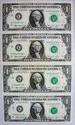 (4) Superb Crisp 1974 $1 Star Replacement Notes Dallas Key Series!