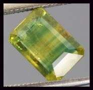 Rare bi-color 1.58ct blue and yellow Sapphire